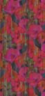Eijffinger Canvas vlies anyagú pink, zöld, sárga, fémes színű virágos modern poszter