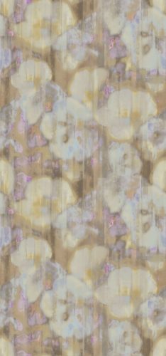 Eijffinger Canvas vlies anyagú beige, lila, ezüst, fémes színű virágos modern poszter
