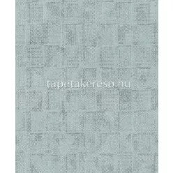   Rasch Deco Style vlies, habos anyagú türkiz színű kockás, struktúrált modern tapéta