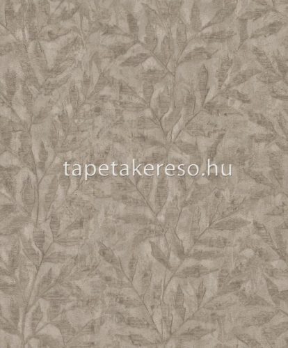 Rasch Factory 5 vlies, vinyl anyagú barna, szürke színű leveles, koptatott modern, industrial tapéta