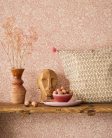 Eijffinger Posy vlies anyagú rózsaszín színű virágos romantikus tapéta