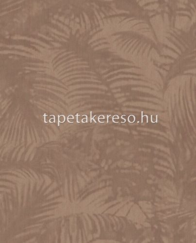 Eijffinger Oasis vlies anyagú barna színű leveles modern tapéta