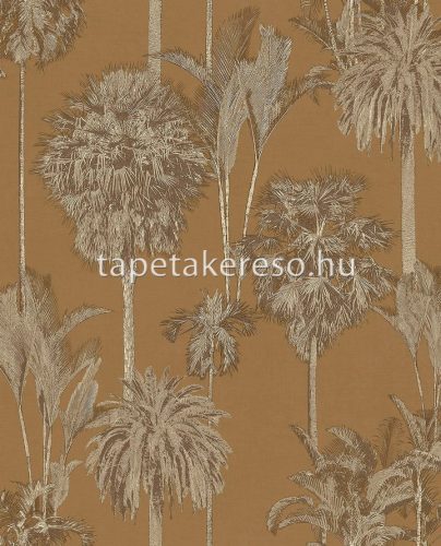 Eijffinger Oasis vlies anyagú okker, barna, beige színű fás modern tapéta