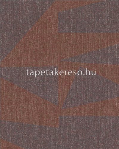 Marburg Schöner Wohnen vlies anyagú terrakotta, lila színű geometriai modern tapéta