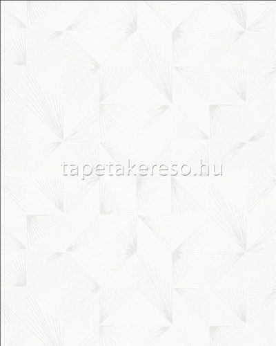 Marburg Schöner Wohnen vlies anyagú fehér, gyöngyház színű geometriai modern tapéta