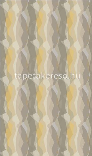 Marburg Schöner Wohnen vlies anyagú sárga, szürke, homok színű geometriai modern tapéta