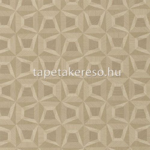 Limonta TEXTILIA vlies, vinyl anyagú barna színű geometriai modern tapéta
