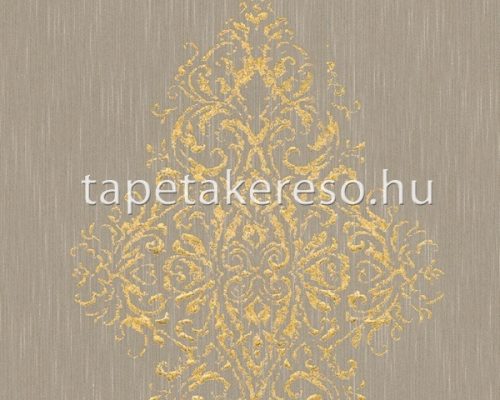 Architects Paper Luxury Wallpaper vlies, textil anyagú szürke, arany színű barokk modern tapéta