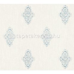   Architects Paper Finest vlies, textil anyagú fehér, ezüst, csillámos színű barokk klasszikus tapéta