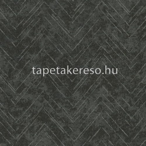 Marburg Memento homokszórt, vlies anyagú szürke, ezüst színű chevron, vonalas, foltos modern tapéta