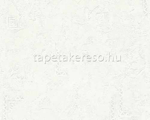 AS Creation MeisterVlies Create habos, vlies anyagú fehér színű geometriai, vakolt, struktúrált festhető tapéta