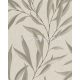 Marburg Modernista vlies, vinyl anyagú beige, homok, gyöngyház színű leveles modern tapéta