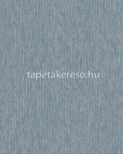 Marburg Modernista vlies, vinyl anyagú kék, ezüst színű csíkos, foltos modern tapéta