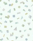 Eijffinger Explore vlies anyagú kék, zöld, barna színű geometriai gyerek tapéta