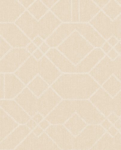 Eijffinger Embrace vlies anyagú beige színű geometriai modern tapéta