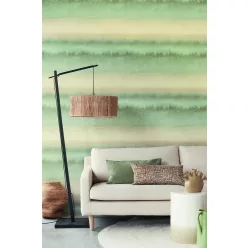   Eijffinger Embrace vlies anyagú türkiz, beige színű csíkos, foltos modern tapéta