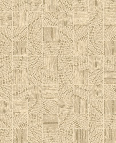 Eijffinger Embrace vlies anyagú barna színű pöttyös, geometriai modern tapéta