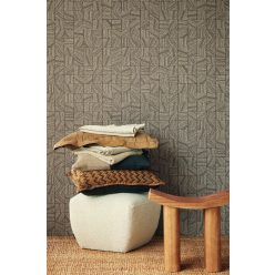   Eijffinger Embrace vlies anyagú barna színű pöttyös, geometriai modern tapéta