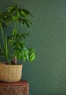 Eijffinger Embrace vlies anyagú zöld színű foltos, moire modern tapéta