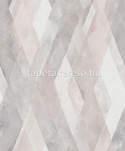 Marburg Shades vlies, vinyl anyagú törtfehér, rózsaszín, szürke színű geometriai, textilhatású modern tapéta