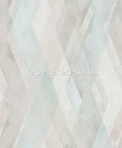 Marburg Shades vlies, vinyl anyagú kék, zöld, rózsaszín színű geometriai, textilhatású modern tapéta