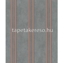   Marburg City Glam vlies, vinyl anyagú szürke, rosegold, csillámos színű csíkos modern tapéta