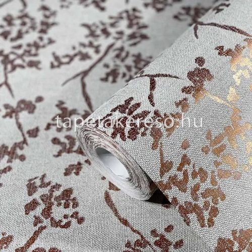 Marburg SCHÖNER WOHNEN 2 NEW SPIRIT vlies, vinyl anyagú beige, bronz színű virágos modern tapéta