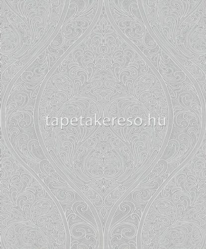 Marburg Villa Romana vlies, vinyl anyagú szürke, fehér színű keleties modern tapéta