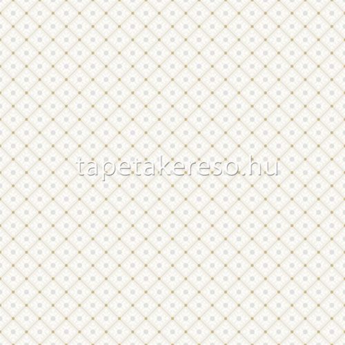 Midbec Apelviken vlies anyagú fehér, beige, gyöngyház színű geometriai romantikus tapéta