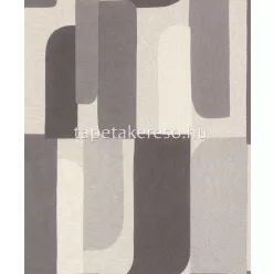   Rasch Paraiso vlies, vinyl anyagú fehér, szürke színű geometriai, textilhatású modern tapéta