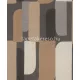 Rasch Paraiso vlies, vinyl anyagú barna, szürke, fekete színű geometriai, textilhatású modern tapéta