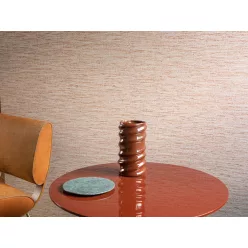   Arte Antigua papír, vinyl anyagú beige, rozsdabarna színű szövetmintás, foltos modern tapéta