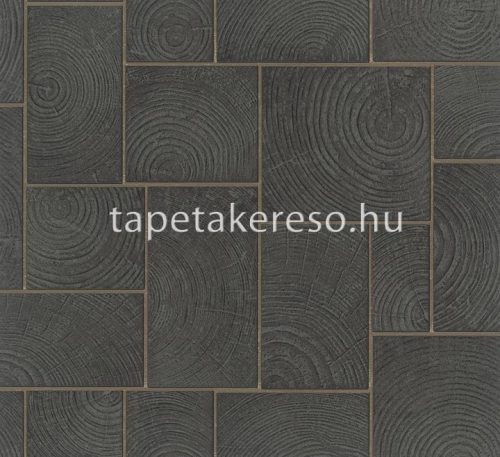 Marburg Natural Opulence vlies, vinyl anyagú szürke, arany színű geometriai, famintás modern tapéta