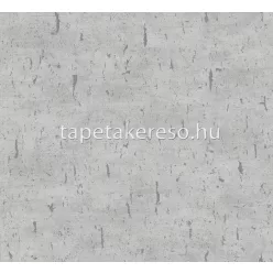   Marburg Natural Opulence vlies, vinyl anyagú szürke, ezüst színű parafa, betonhatású modern tapéta