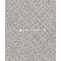   Marburg Botanica vlies, vinyl anyagú szürke, beige színű fonott, chevron modern, natural tapéta