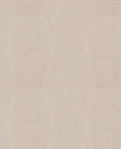 Eijffinger Unify vinyl, vlies anyagú beige színű bőrmintás modern tapéta