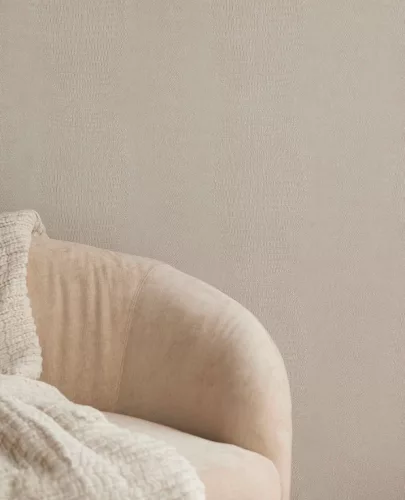 Eijffinger Unify vinyl, vlies anyagú beige színű bőrmintás modern tapéta