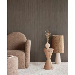   Eijffinger Unify vinyl, vlies anyagú barna színű gyűrt, egyszínű modern tapéta