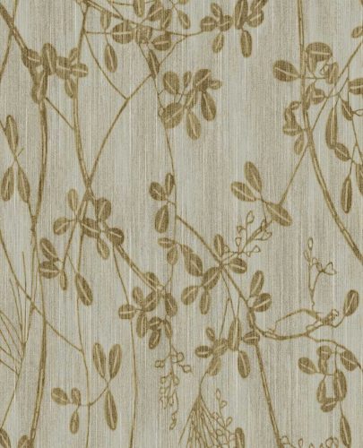 Eijffinger Emerald vinyl, vlies anyagú keki színű növényes modern, natural tapéta