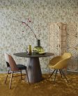 Eijffinger Emerald vinyl, vlies anyagú keki színű növényes modern, natural tapéta