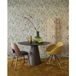   Eijffinger Emerald vinyl, vlies anyagú keki színű növényes modern, natural tapéta