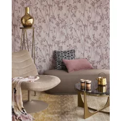  Eijffinger Emerald vinyl, vlies anyagú lila színű növényes modern, natural tapéta
