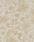 Eijffinger Emerald vinyl, vlies anyagú beige, okker színű szövethatású, növényes modern, natural tapéta