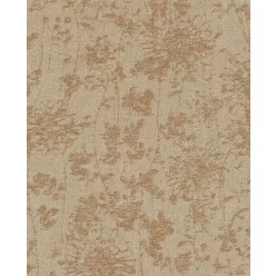   Eijffinger Emerald vinyl, vlies anyagú okker, barna színű szövethatású, növényes modern, natural tapéta