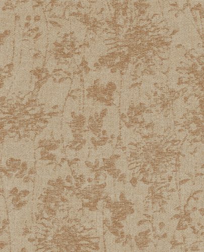 Eijffinger Emerald vinyl, vlies anyagú okker, barna színű szövethatású, növényes modern, natural tapéta
