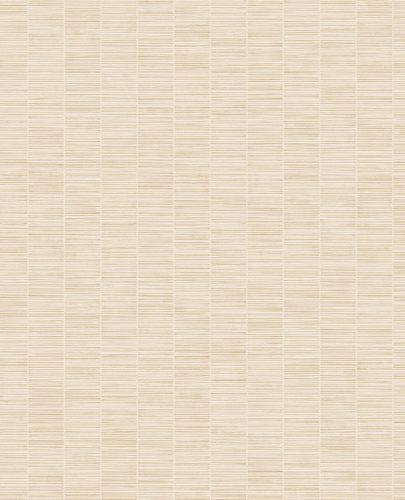 Eijffinger Emerald vinyl, vlies anyagú beige színű vonalas, struktúrált, egyszínű modern, natural tapéta