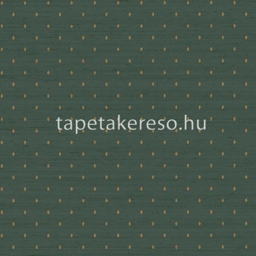 Cristiana Masi Tradizioni vlies, vinyl anyagú zöld, barna színű geometriai, textilhatású klasszikus tapéta
