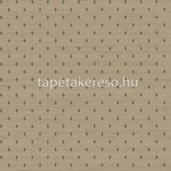   Cristiana Masi Tradizioni vlies, vinyl anyagú barna, zöld színű geometriai, textilhatású klasszikus tapéta