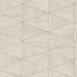   Marburg Travertino vlies, vinyl anyagú beige, barna színű geometriai, famintás modern, natural tapéta