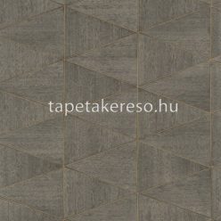   Marburg Travertino vlies, vinyl anyagú szürke, barna színű geometriai, famintás modern, natural tapéta